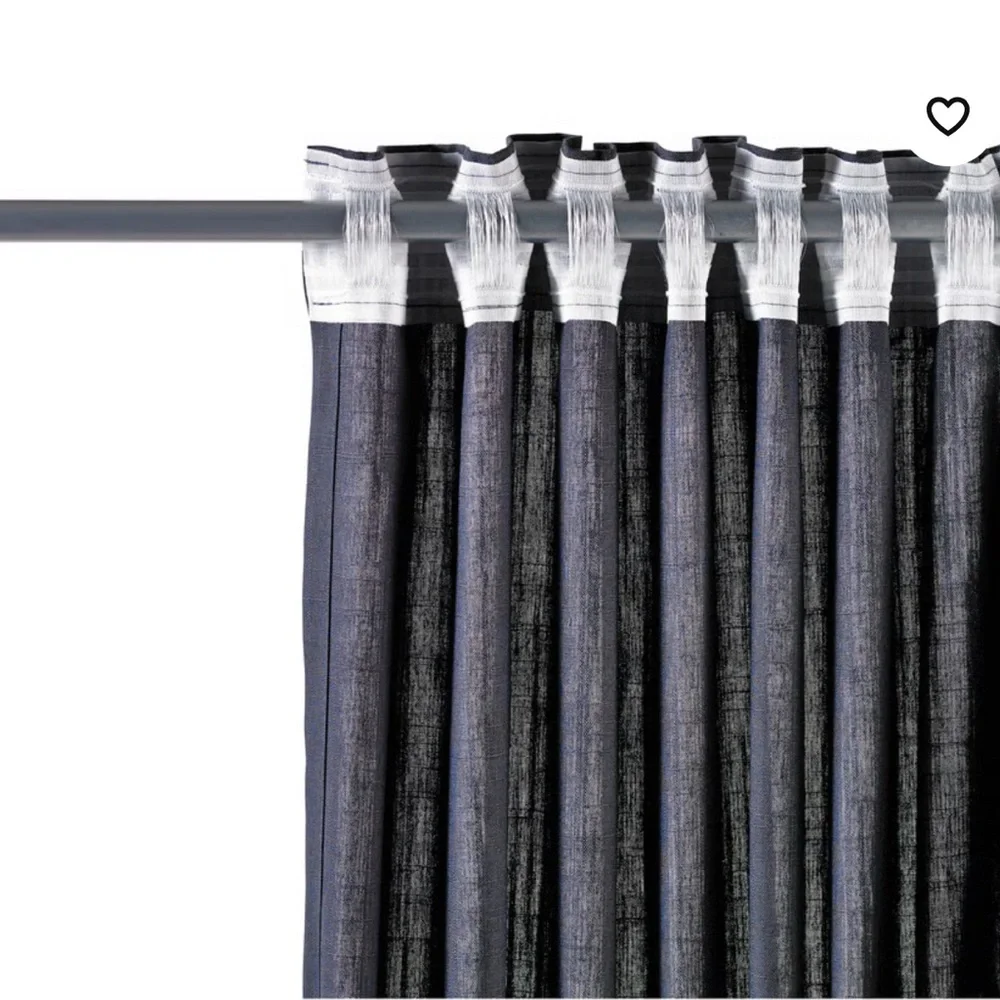 IKEA Ritva gray short Curtains
